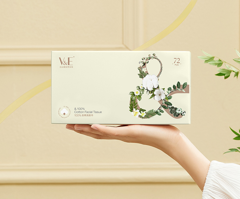 V&E洗臉巾品牌包裝全案策劃設計